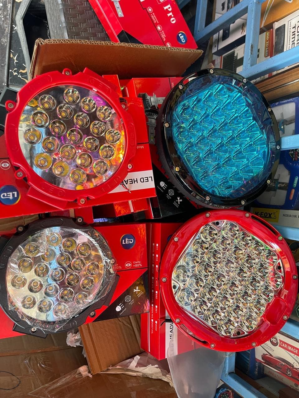 Spot/flood Beam array