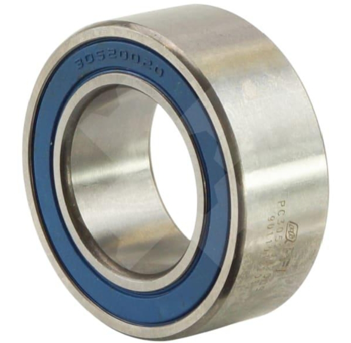 Compressor clutch bearing