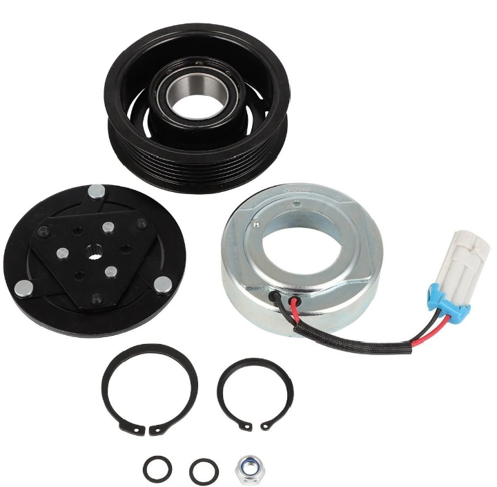 Compressor clutch assembly