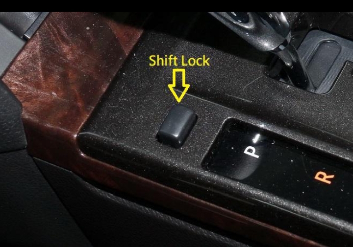 Shift lock button